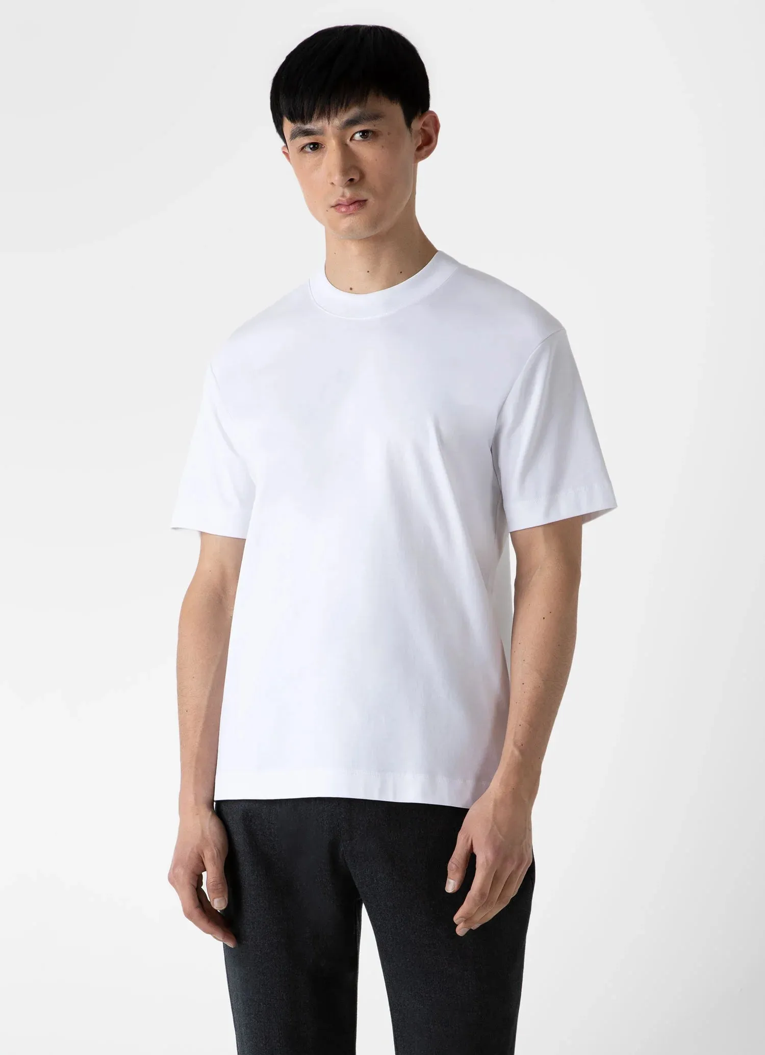 SUNSPEL Relaxed Fit Heavyweight T-shirt - WHITE