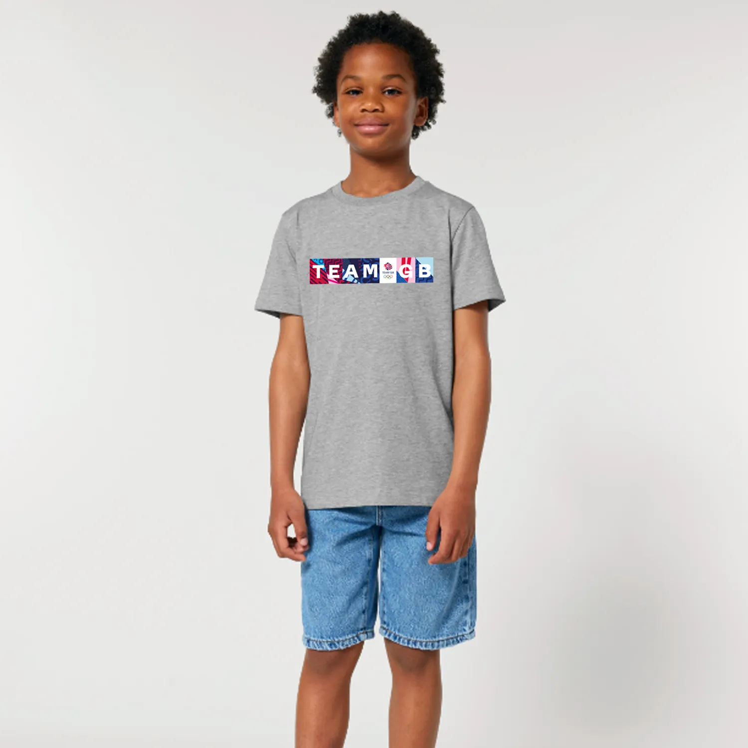 Team GB Montmartre Kid's Grey T-shirt