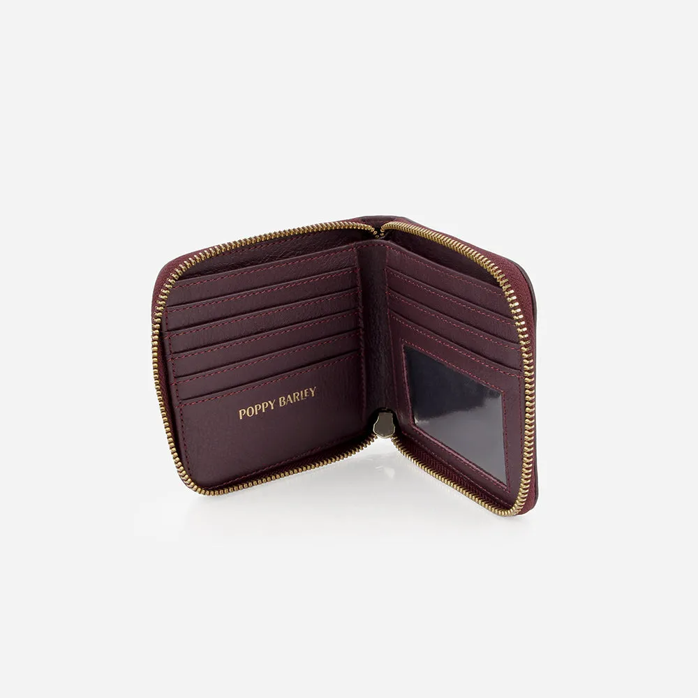 The Small Zip Around Wallet 2.0 Aubergine