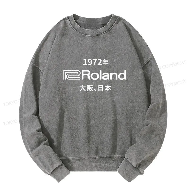 Tokyo-Tiger 1972 Roland Osaka Japan Washed Sweatshirt