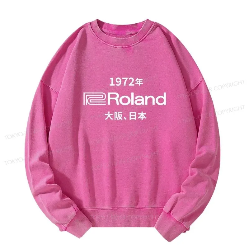 Tokyo-Tiger 1972 Roland Osaka Japan Washed Sweatshirt