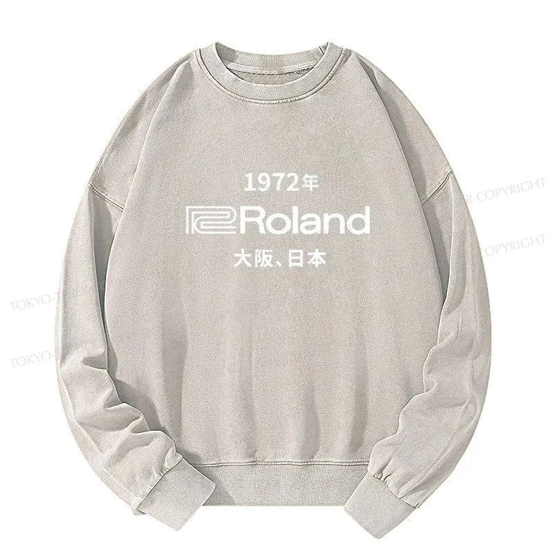 Tokyo-Tiger 1972 Roland Osaka Japan Washed Sweatshirt