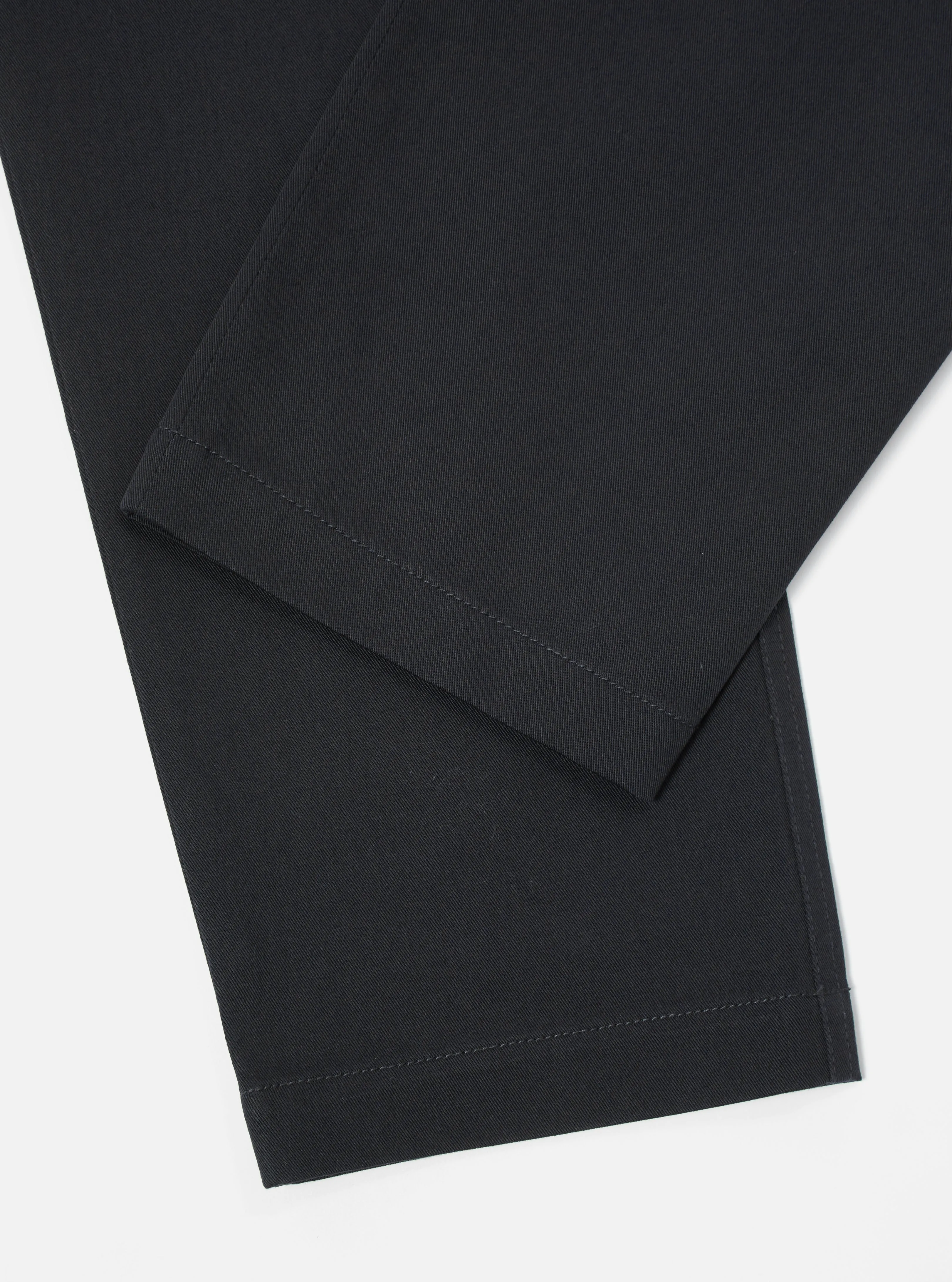 Universal Works Military Chino in Black Twill