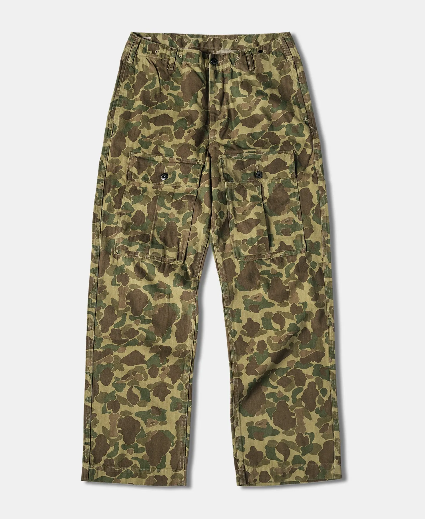 US Army M-1943 Herringbone Cotton Camouflage Pants (Modified)