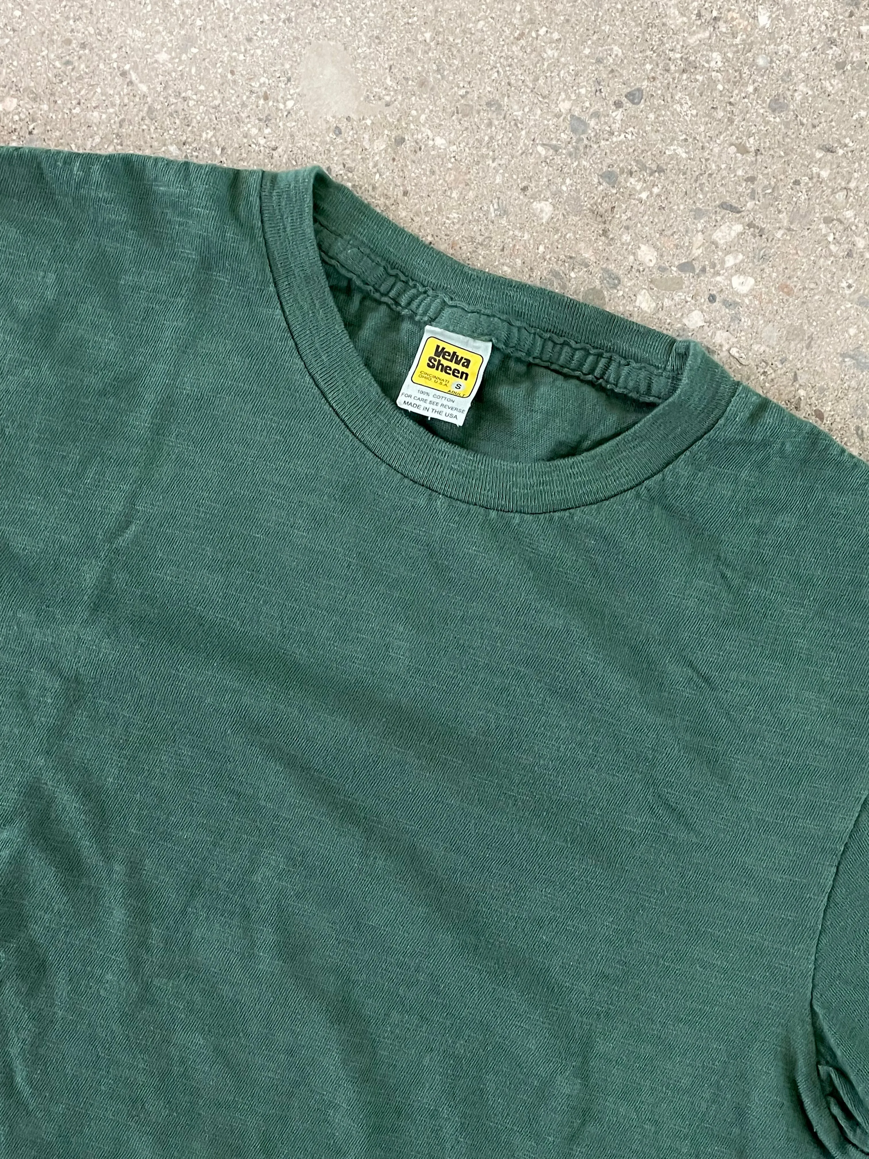 Velva Sheen Evergreen Rolled T Shirt