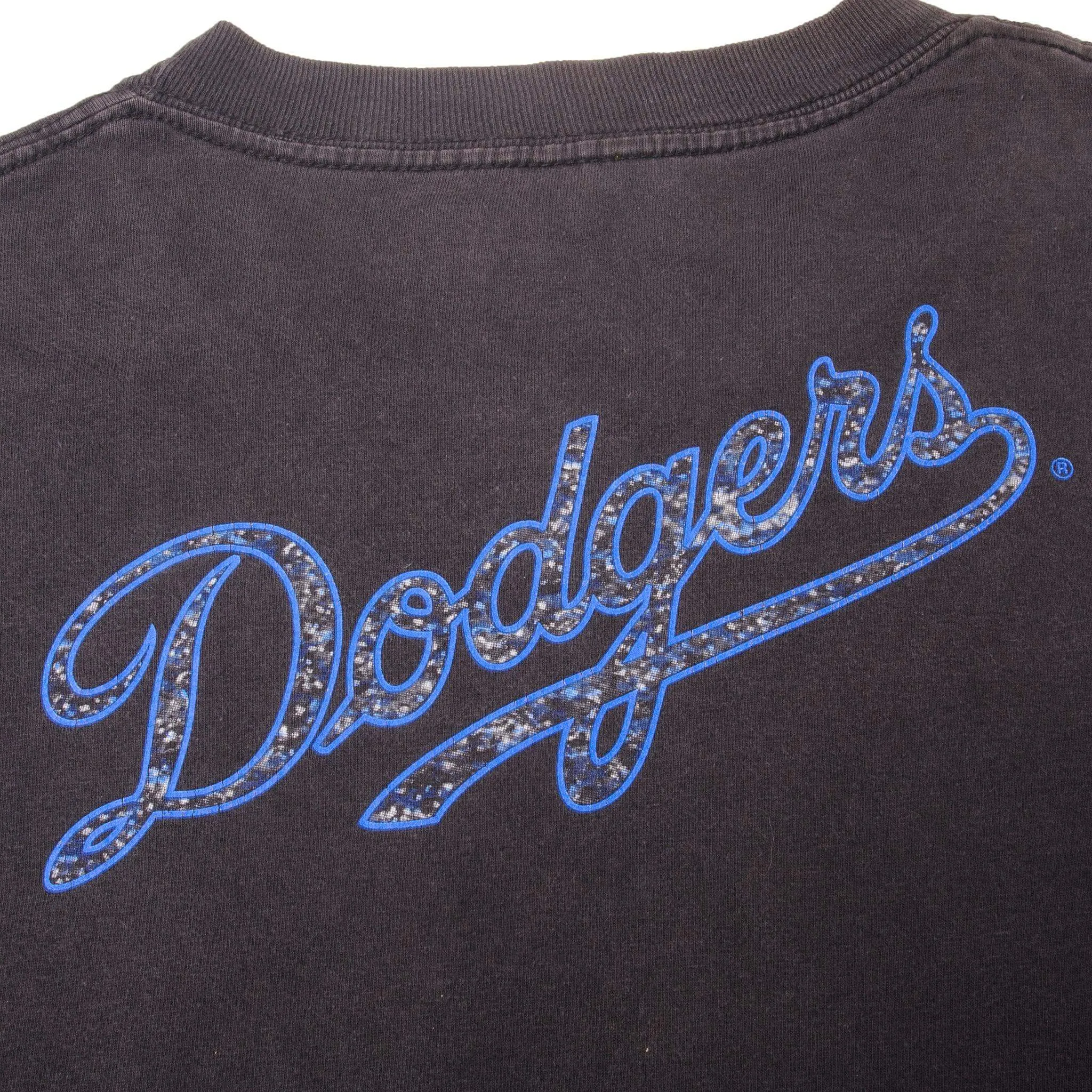 VINTAGE ALL OVER PRINT MLB LOS ANGELES DODGERS NOMO 1995 TEE SHIRT 2XL MADE USA