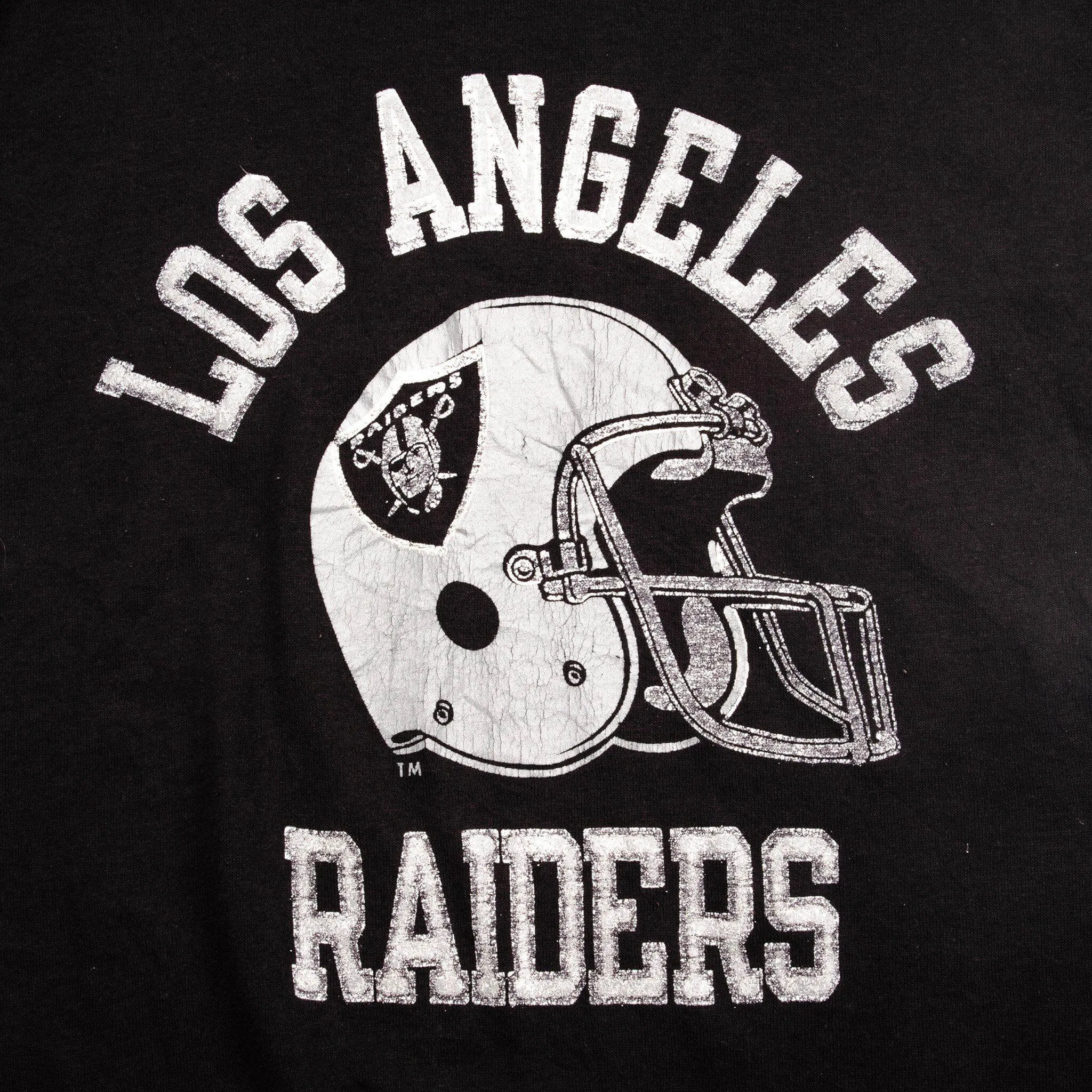 VINTAGE CHAMPION NFL LOS ANGELES RAIDERS TEE SHIRT EARLY 1980S XS MADE IN USA