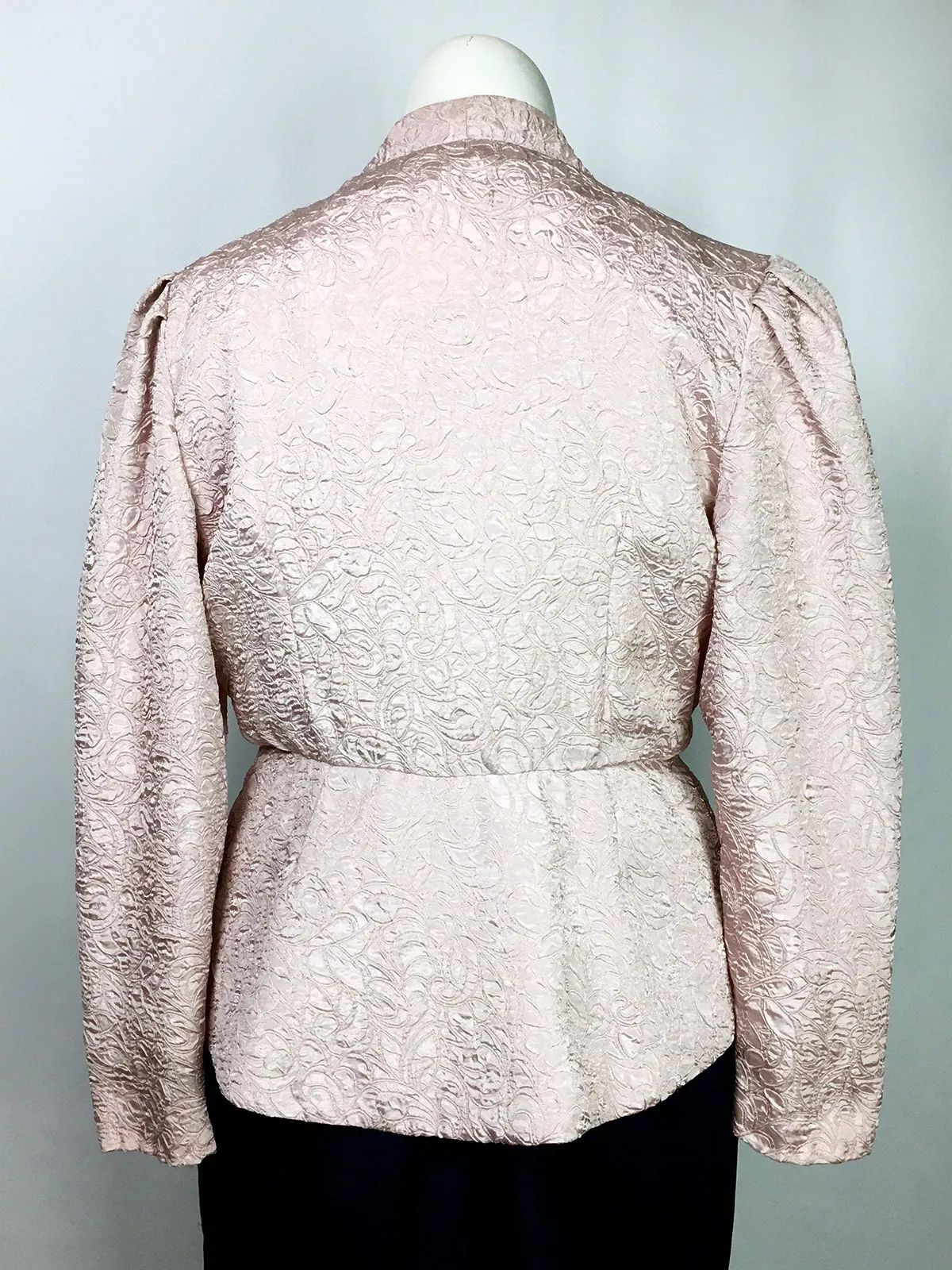 Vintage Size 14 Dusty Pink Embossed Jacket