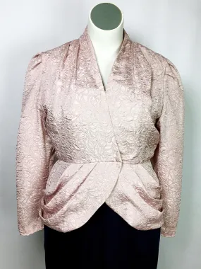 Vintage Size 14 Dusty Pink Embossed Jacket