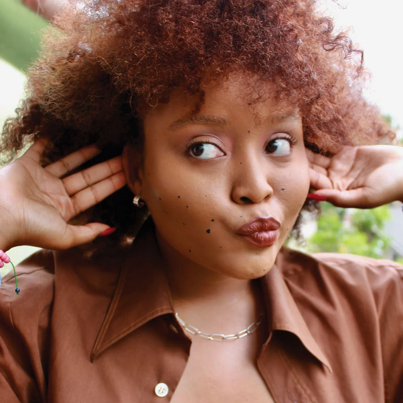 Wide Huggie Hoop Earrings