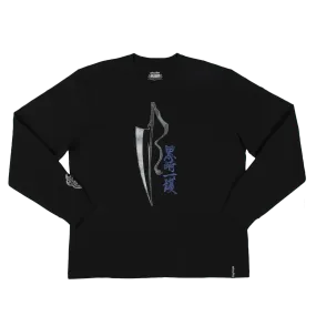 Zangetsu and Ichicgo Embroidered Black Long Sleeve